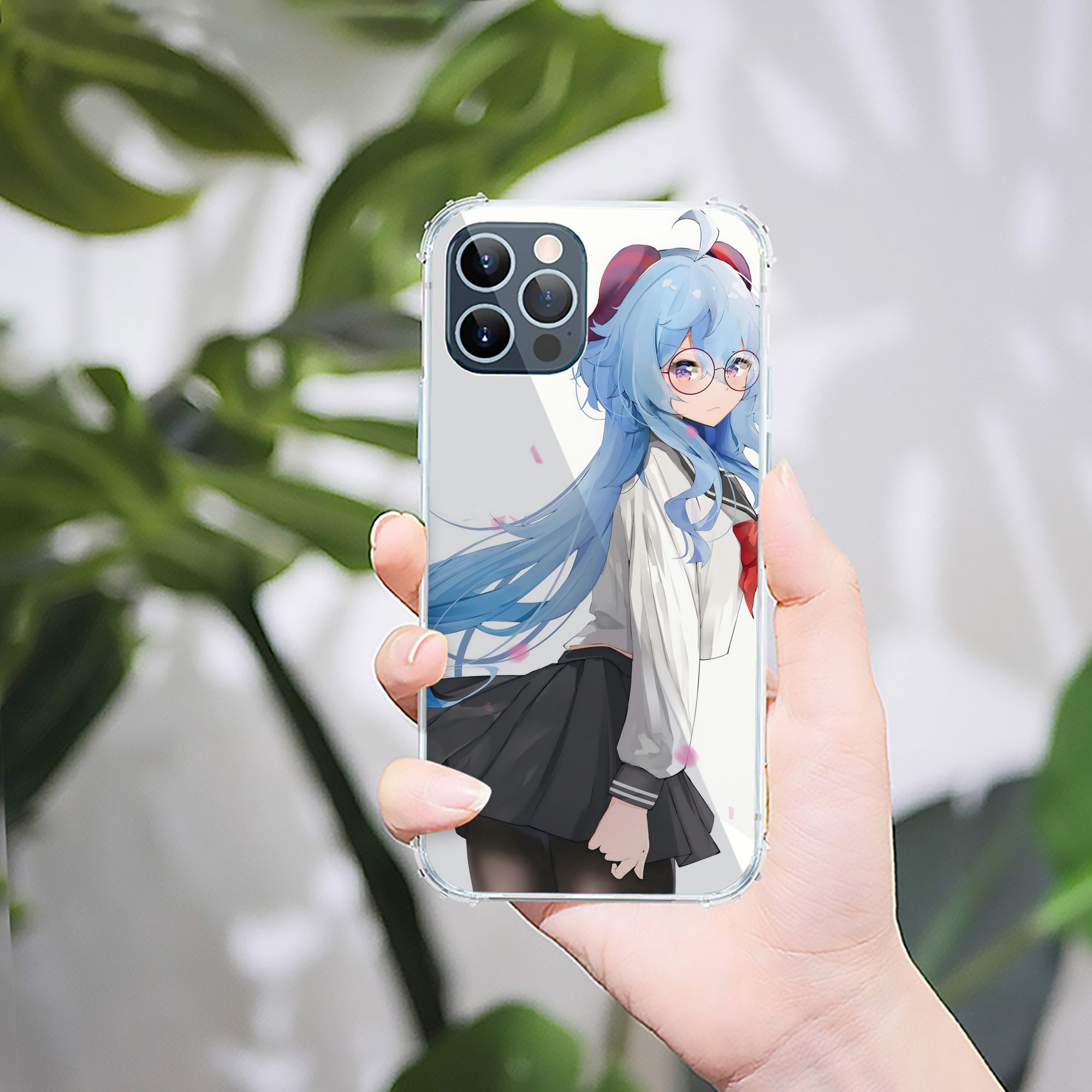 げんし神 genshin 【iPhone 12シリーズ対応】透明スマホケース（クリアソフトケース）